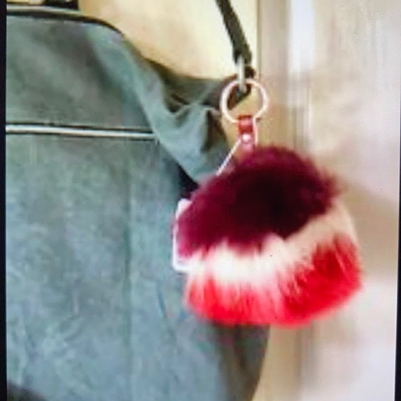 Free People Accessories - 🍀Clearance 2 For $10 Free People XL Faux Fur Pompom Bag Charm